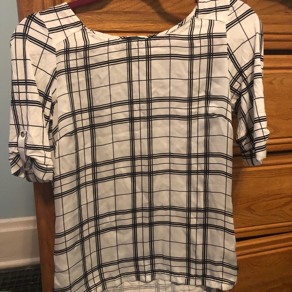 The Limited Black and White Top